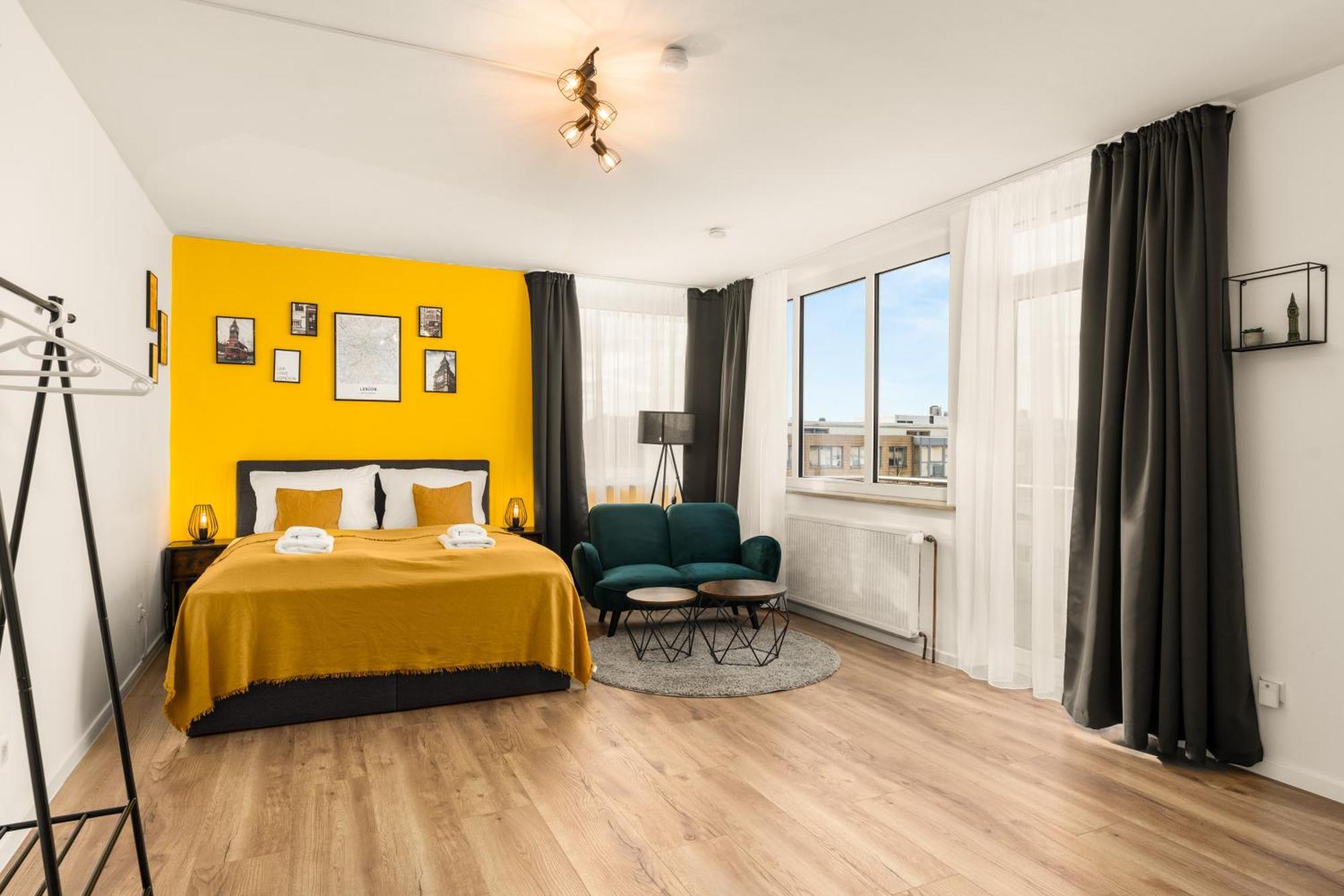 Free Living - City Design Apartments, Zentrum, Outlet, Balkon, Kueche 沃尔夫 外观 照片